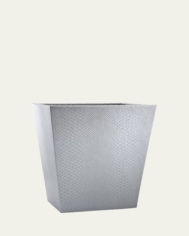 Conda Wastebasket, Silver